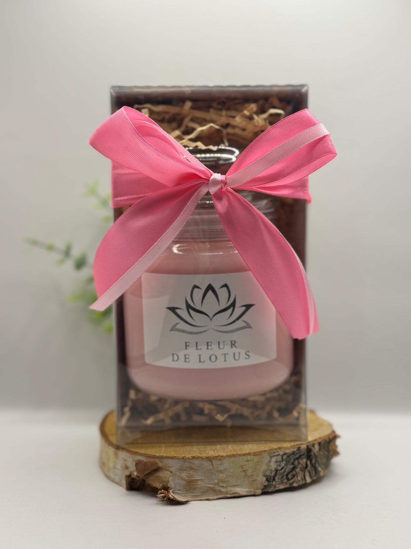 Große Duftkerze „Lotusblume“